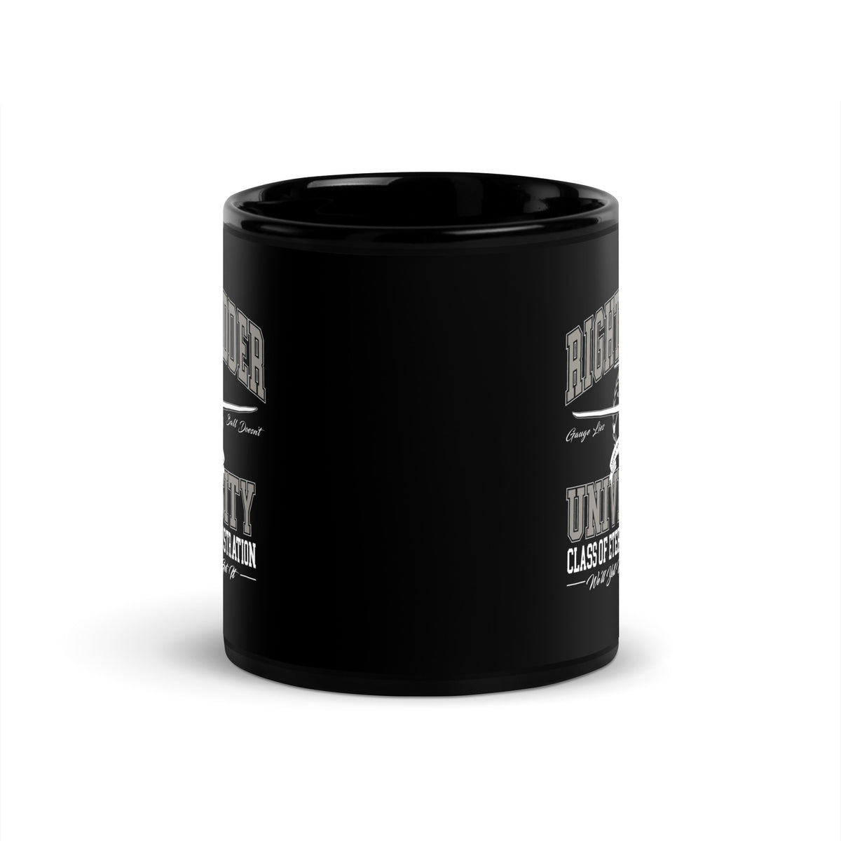 Right Rudder Uni - Black Glossy Mug