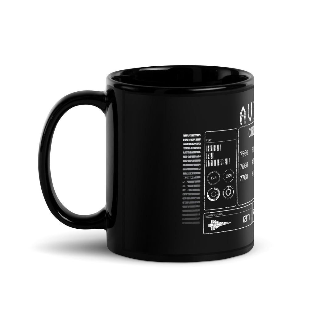 Aviation Cheat Codes - Black Glossy Mug