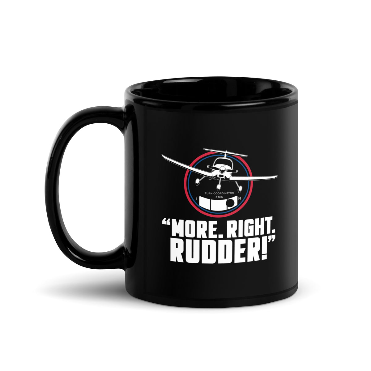 More Rudder - Black Glossy Mug