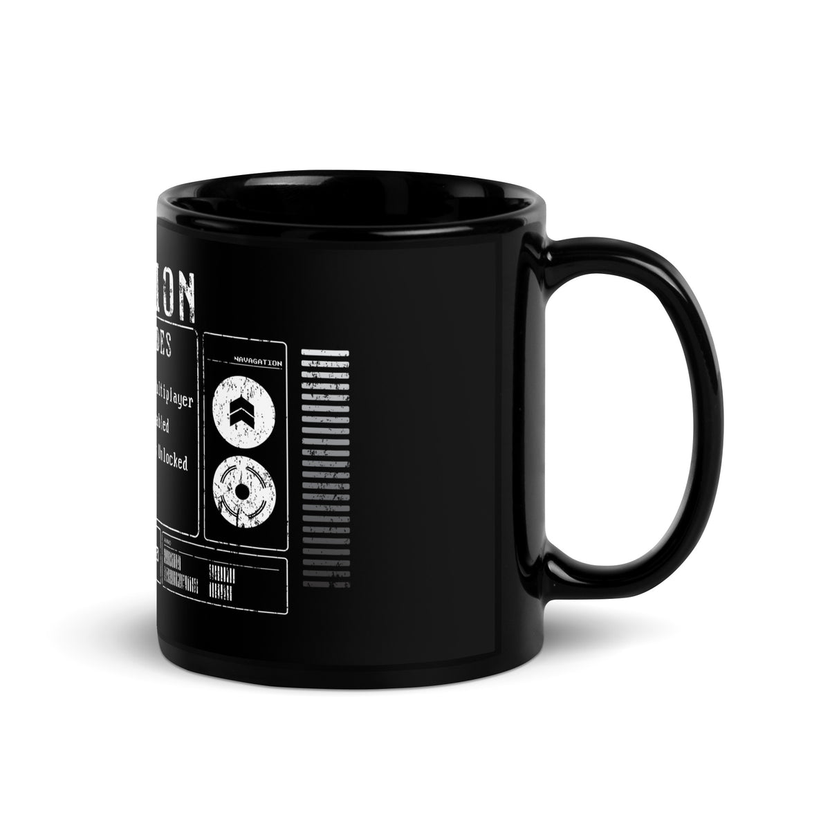 Aviation Cheat Codes - Black Glossy Mug
