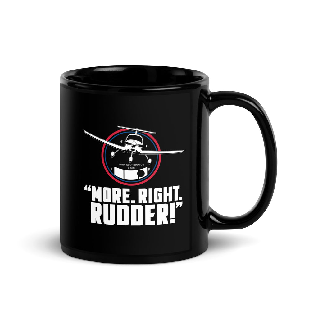 More Rudder - Black Glossy Mug