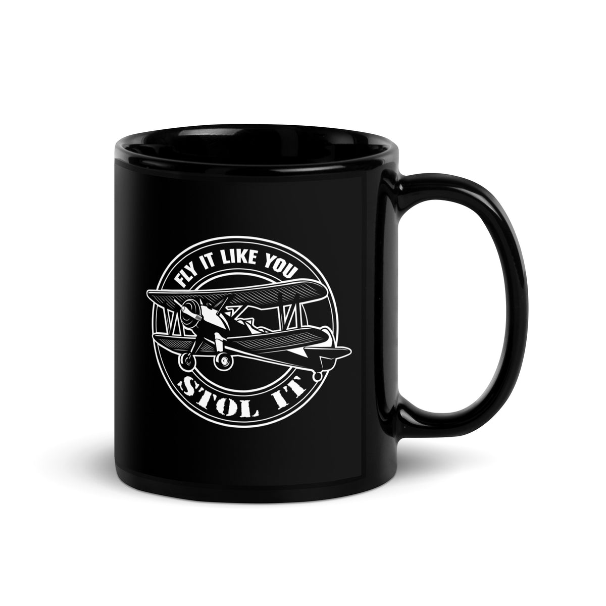 STOL it - Black Glossy Mug