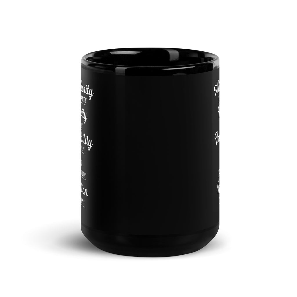 Hazardous Attitudes - Black Glossy Mug