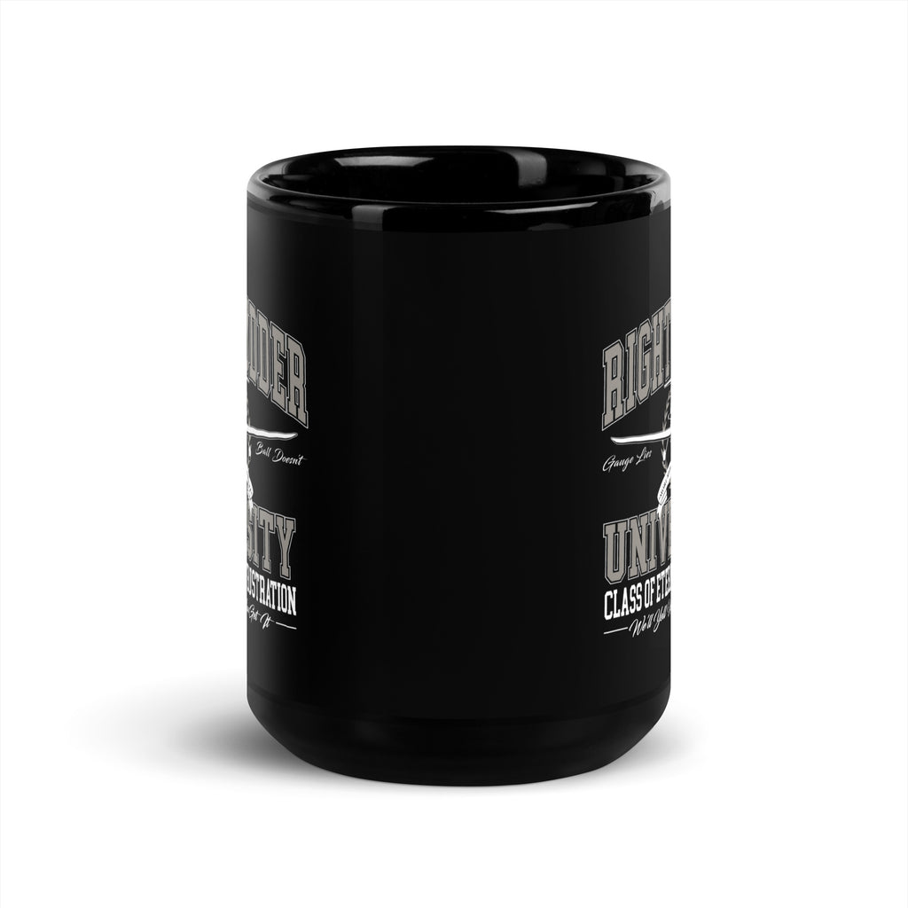 Right Rudder Uni - Black Glossy Mug