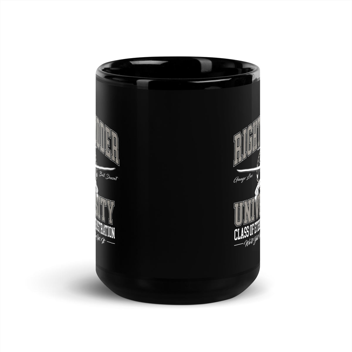 Right Rudder Uni - Black Glossy Mug