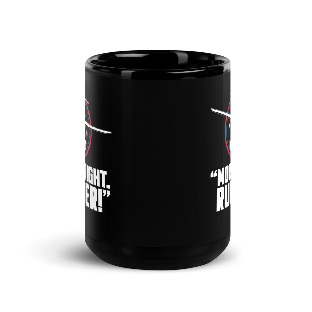 More Rudder - Black Glossy Mug