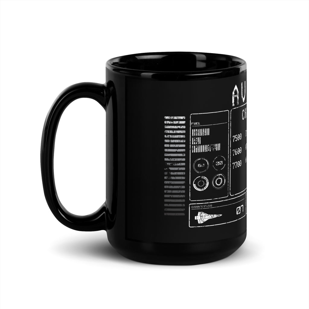 Aviation Cheat Codes - Black Glossy Mug