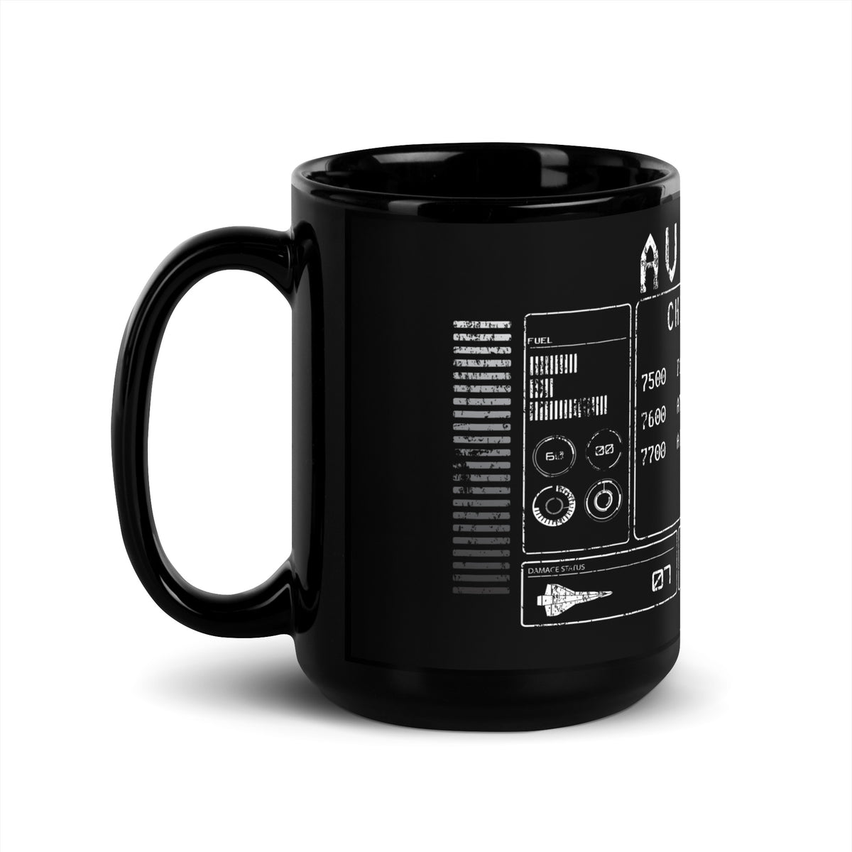 Aviation Cheat Codes - Black Glossy Mug
