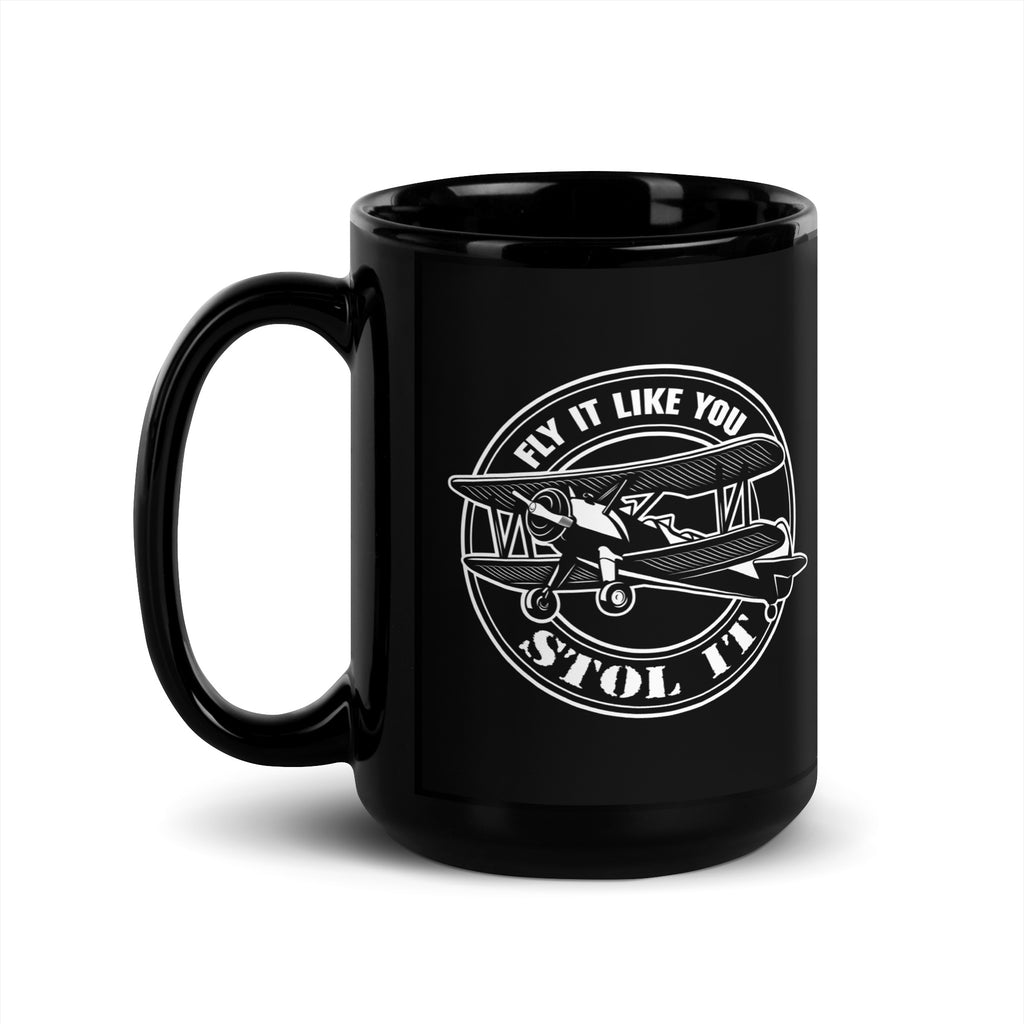 STOL it - Black Glossy Mug
