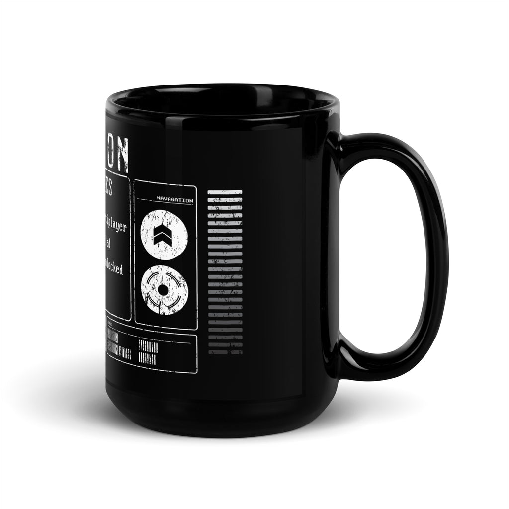 Aviation Cheat Codes - Black Glossy Mug