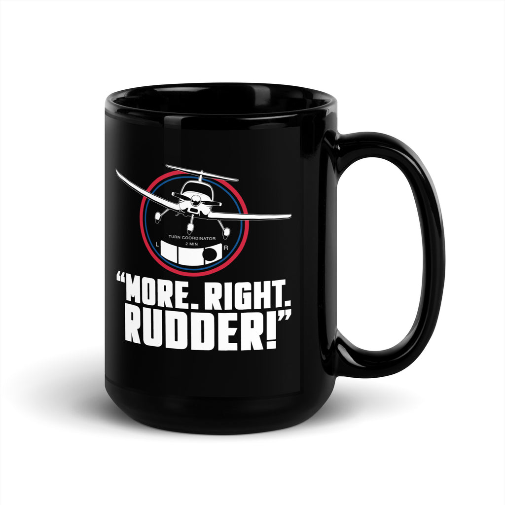 More Rudder - Black Glossy Mug