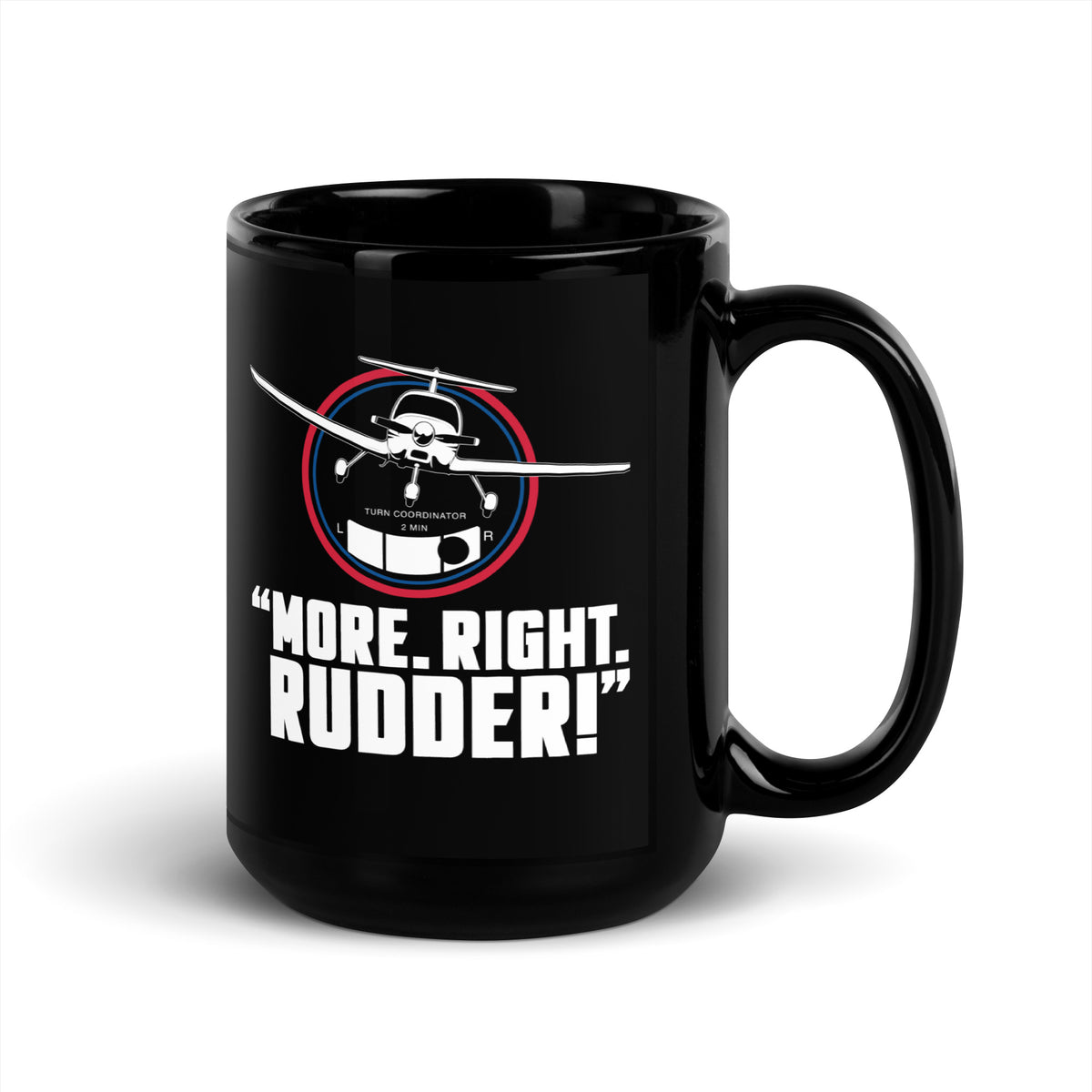 More Rudder - Black Glossy Mug