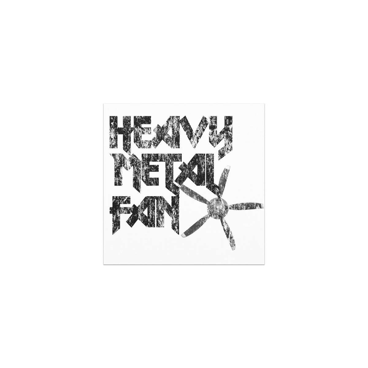 Heavy Metal Fan - Car magnet