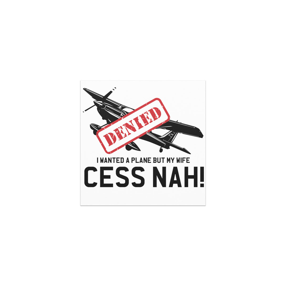 Cess Nah - Car magnet