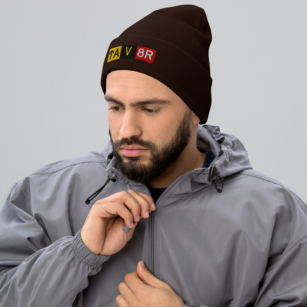 Cuffed Beanie - Aviator Airport Signs