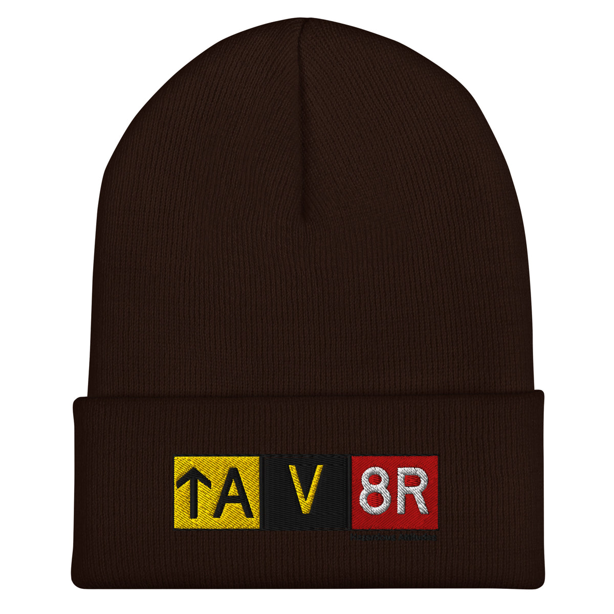 Cuffed Beanie - Aviator Airport Signs