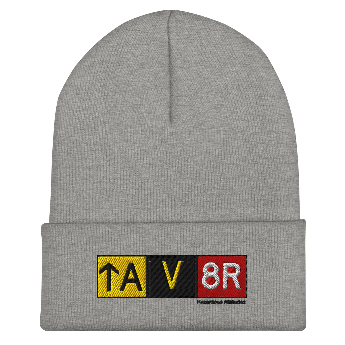 Cuffed Beanie - Aviator Airport Signs