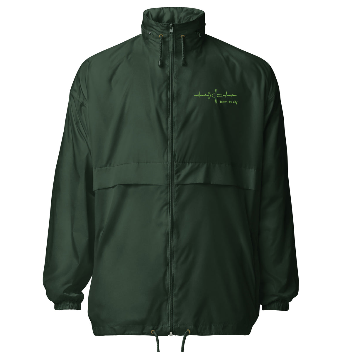 Aviator Airport Sign / Born to Fly Unisex windbreaker