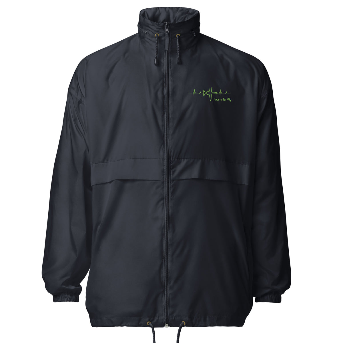 Aviator Airport Sign / Born to Fly Unisex windbreaker