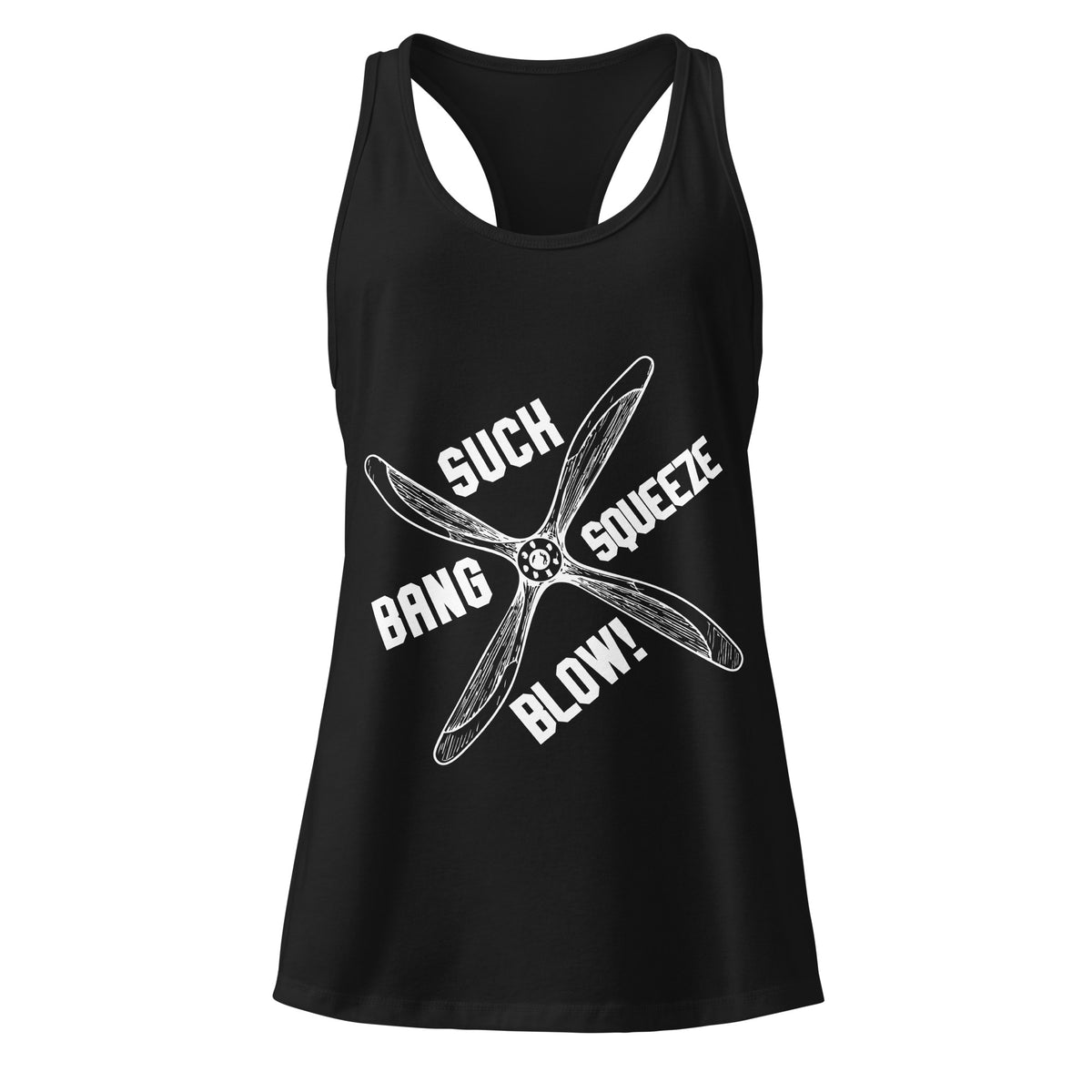 Women’s fitted racerback tank top - SSBB