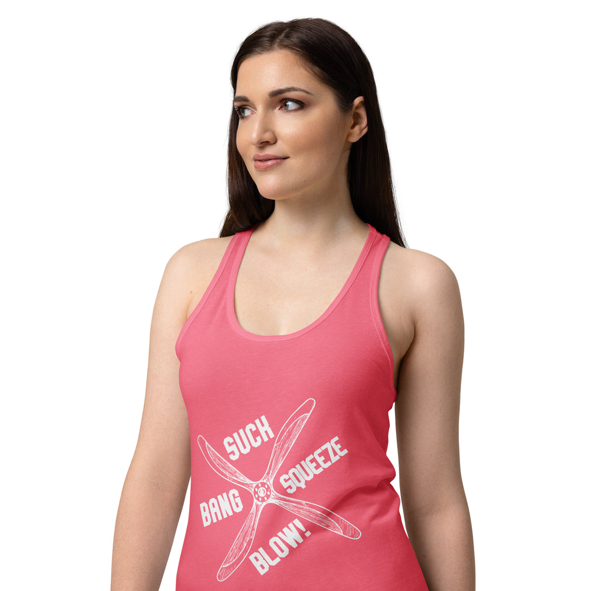 Women’s fitted racerback tank top - SSBB